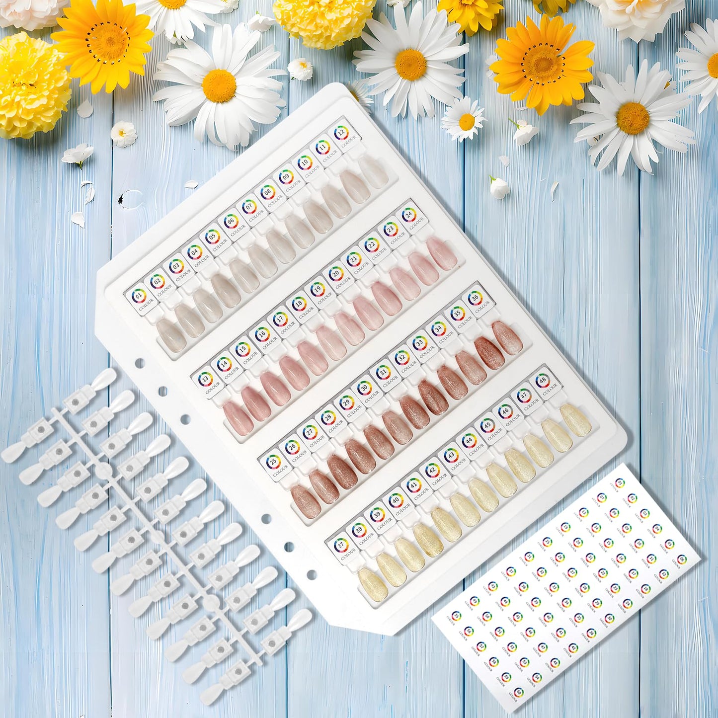 C12rtive acrylic display book for salon gel polish collection