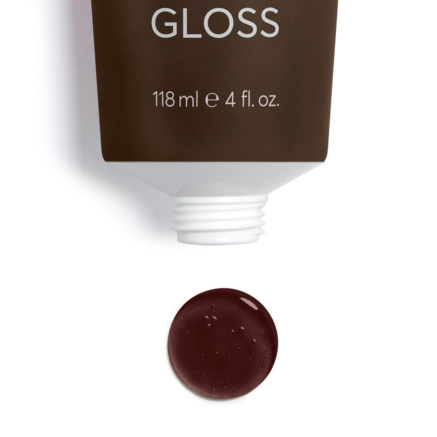 Professional semi-permanent brown hair dye tube
