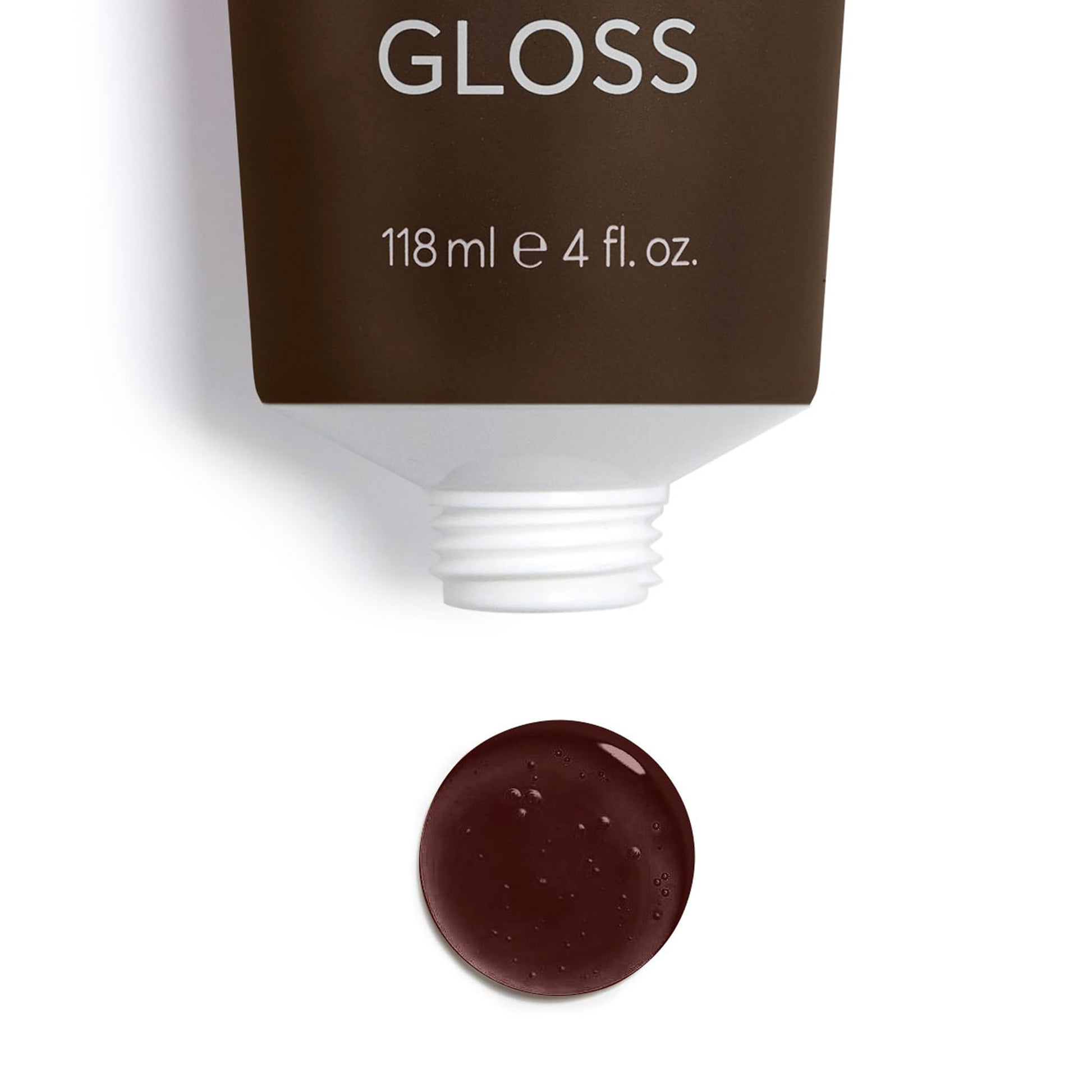 Professional semi-permanent brown hair dye tube