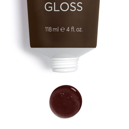 Professional semi-permanent brown hair dye tube