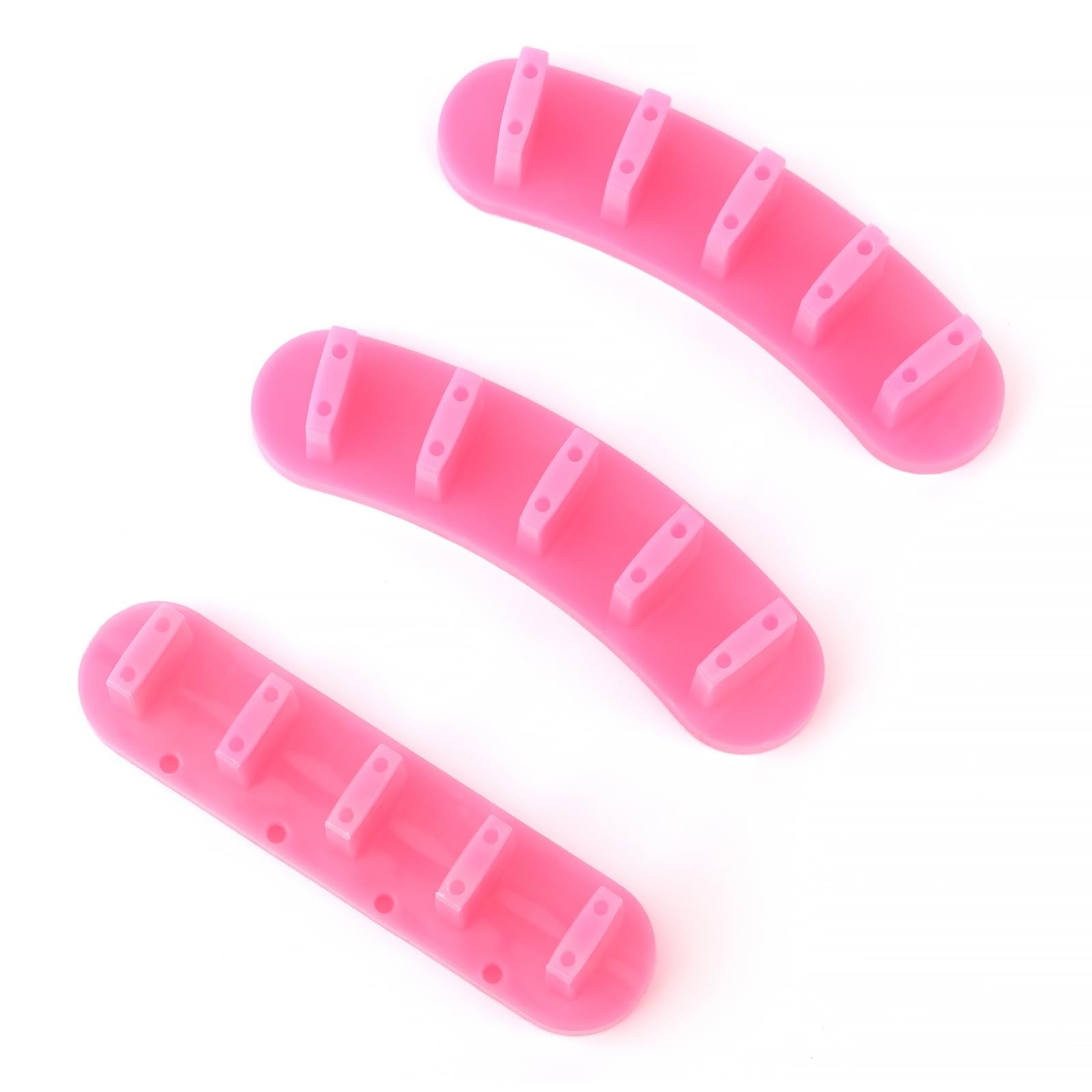 Acrylic nail display tool for gel polish practice