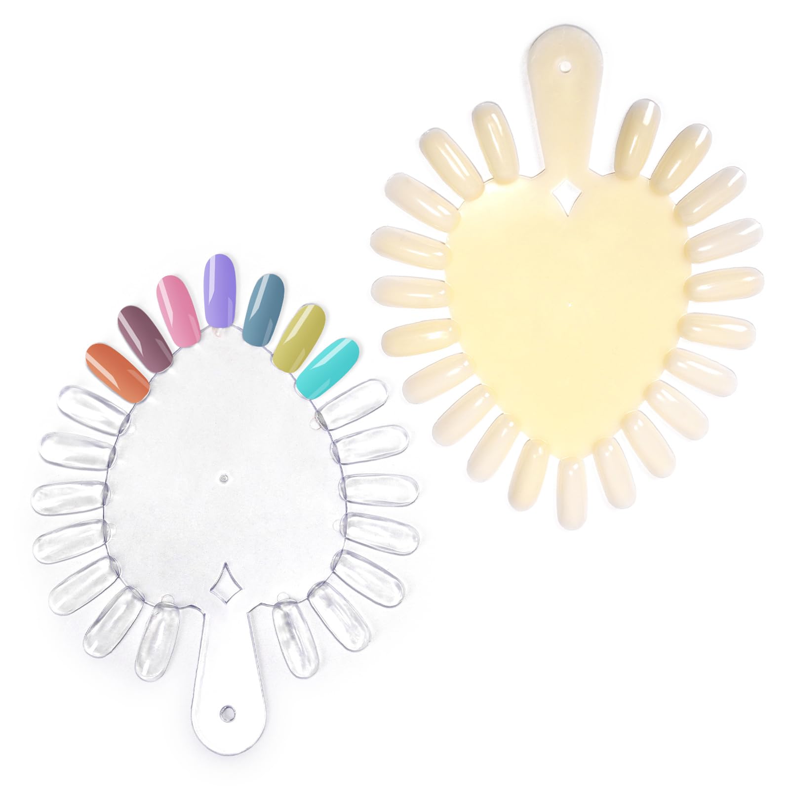 Durable ABS plastic nail polish color sample wheels