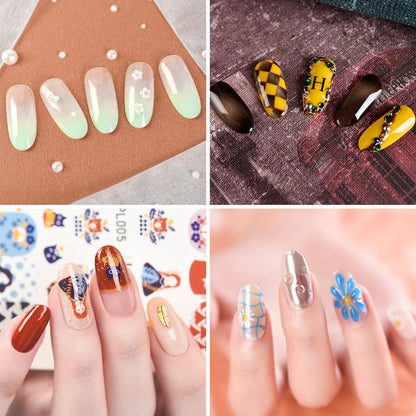 Clear nail polish display wheels for DIY nail art