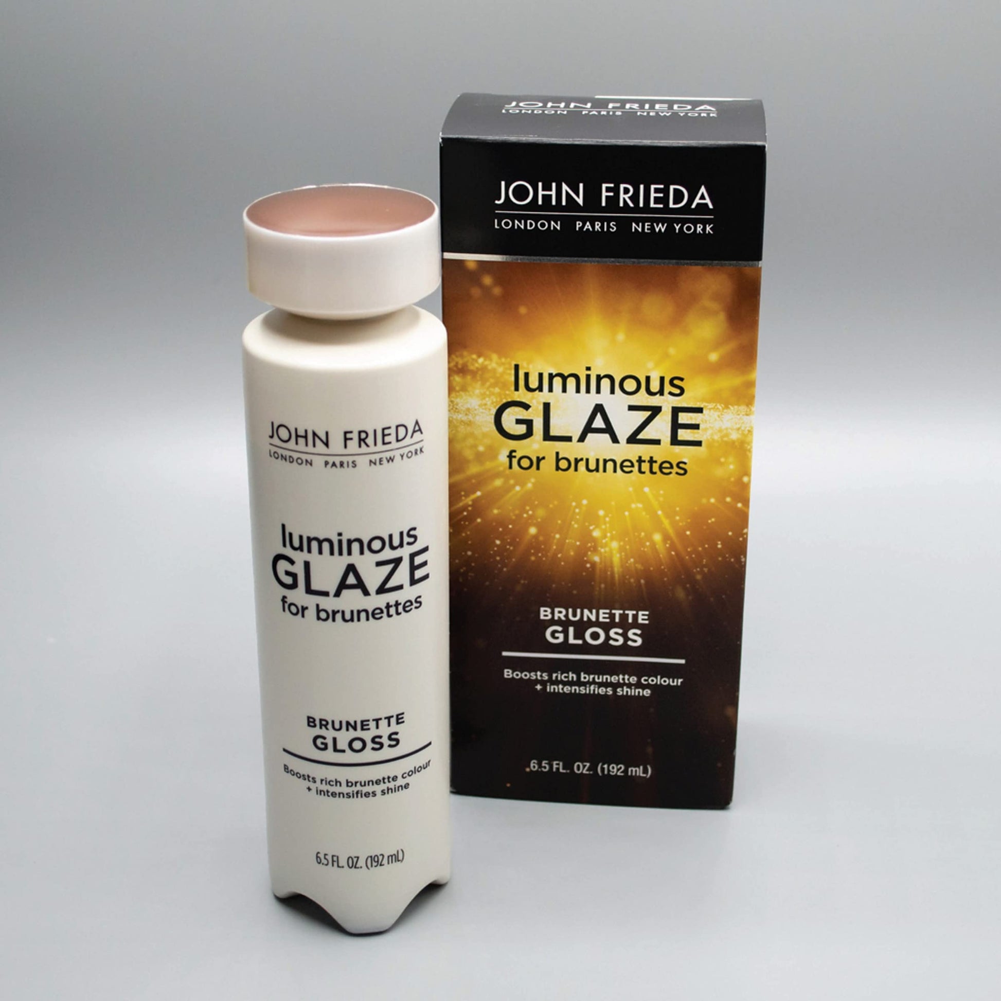 Authentic John Frieda Brilliant Brunette Luminous Glaze bottle