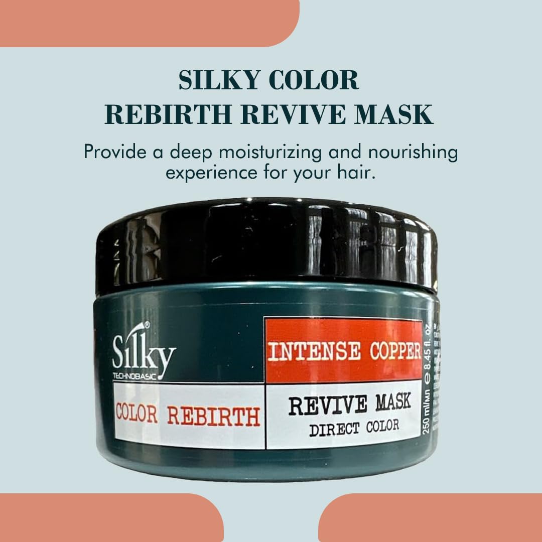SILKY Color Rebirth semi permanent copper color depositing treatment packaging
