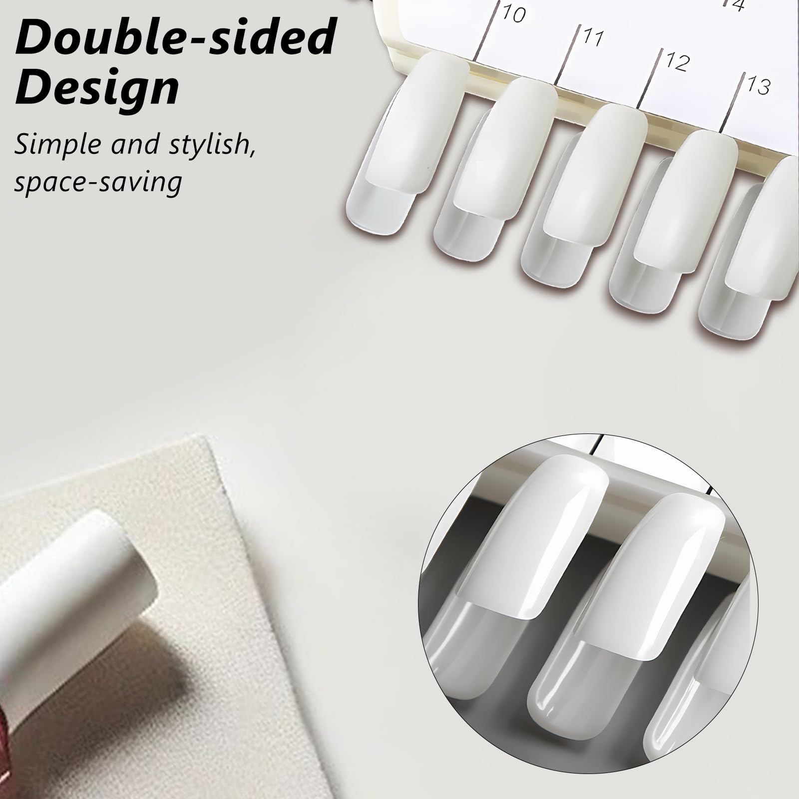 Professional nail art training stand and color display palette