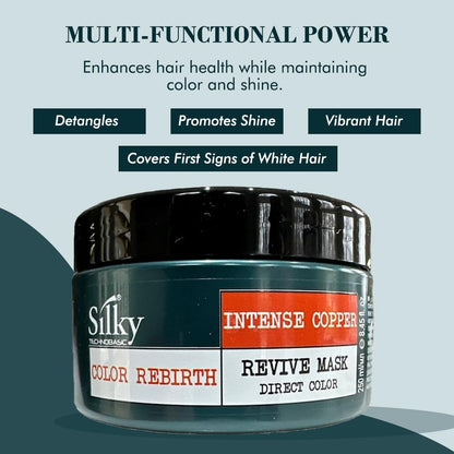 SILKY Technobasic color refreshing deep conditioning mask for vibrant ginger hair