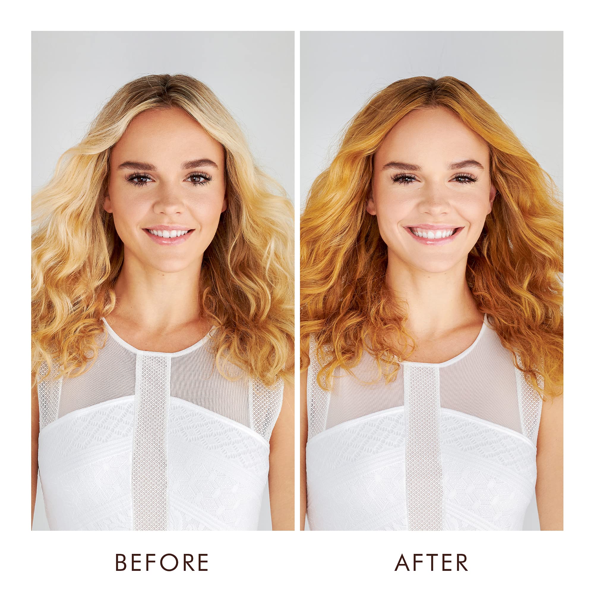Moroccanoil single use travel size golden blonde hair treatment packette back label with ingredients.