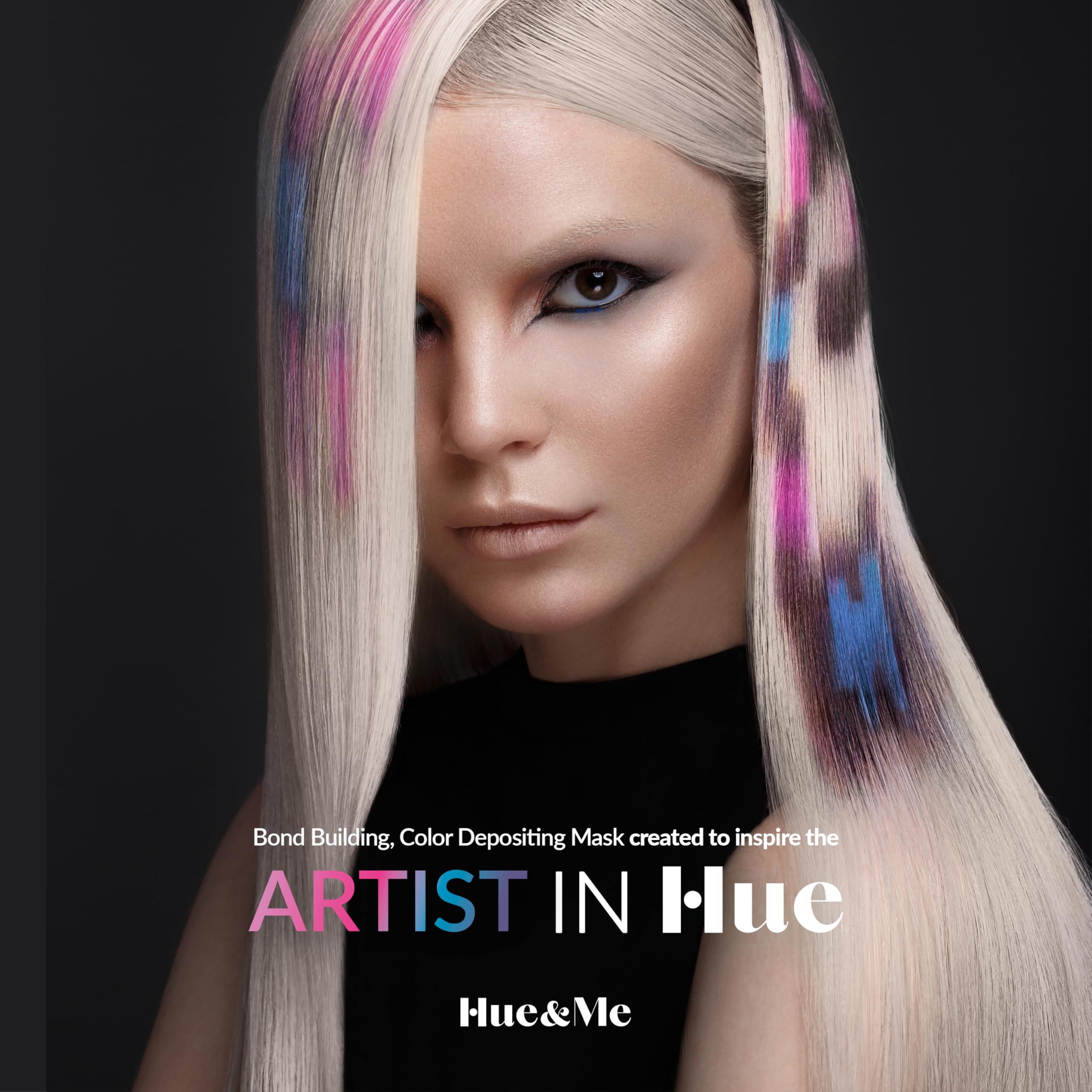 Difiaba Hue and Me hair color swatch of Italian Rose shade