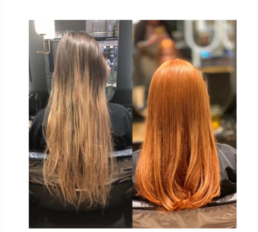 Texture and bottle details of Schwarzkopf Professional Copper color mask