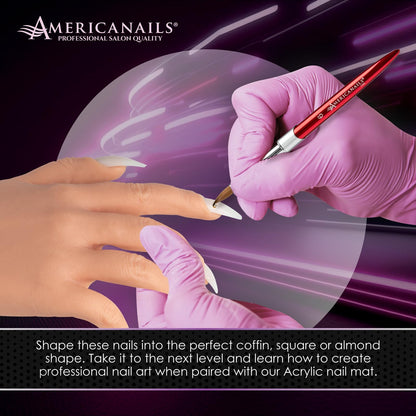 Americanails 100 count fingernail set for nail art training
