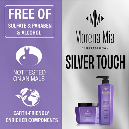 MAREE Morena Mia anti brass purple hair treatment application steps