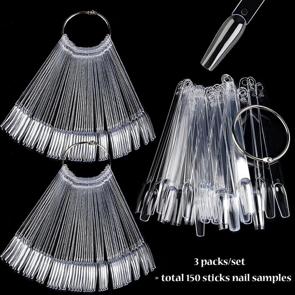 Fcozpjk ballerina shape nail practice tips on metal ring