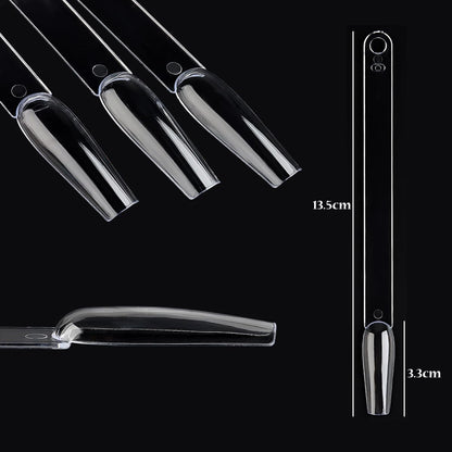 150 piece clear nail display sticks for salon use