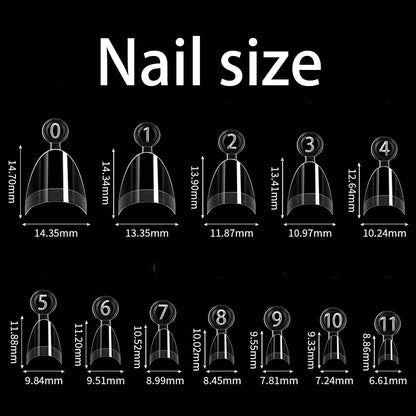 Wowitis soft gel acrylic nail tips for extensions