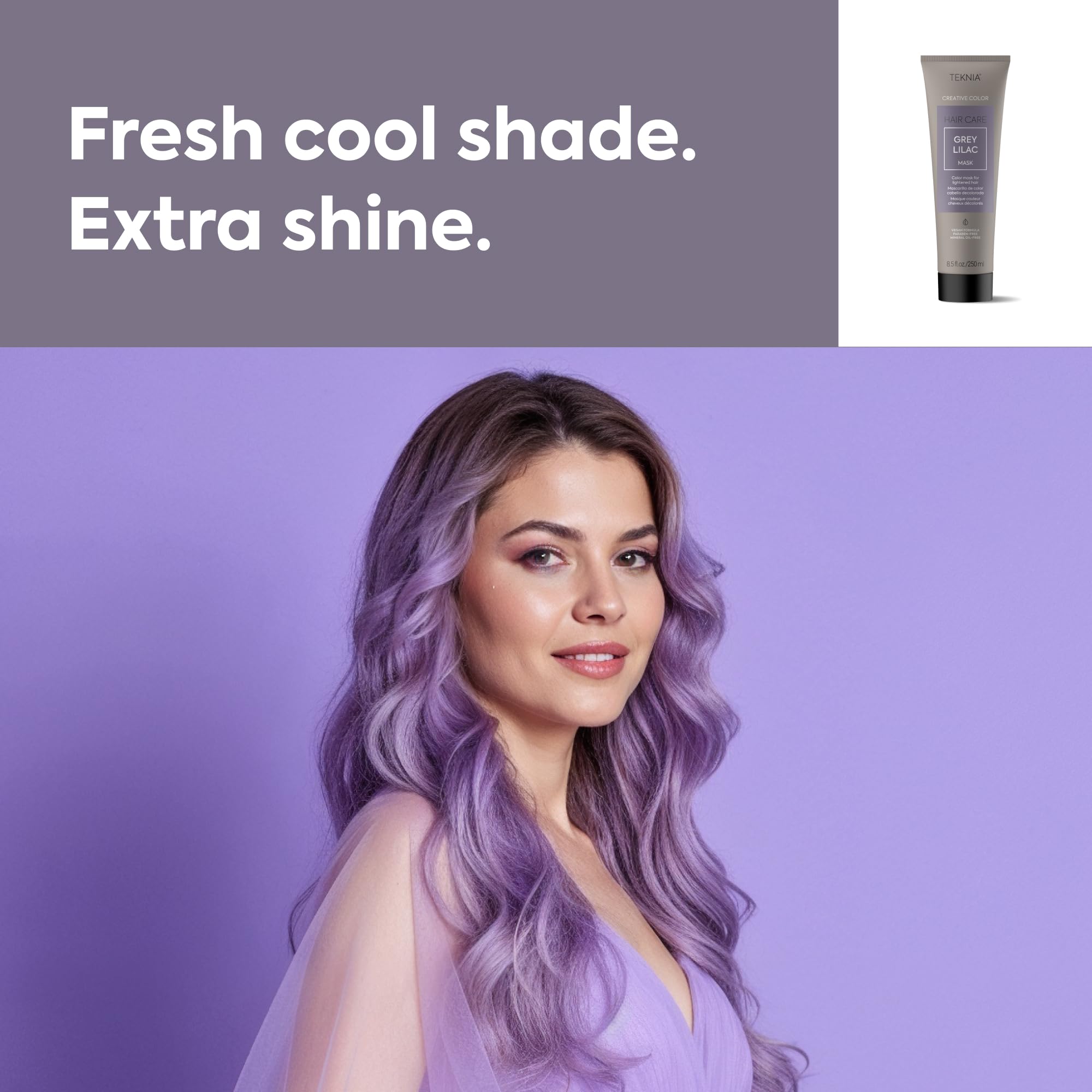 LakmÃ© Teknia color depositing conditioner bottle displaying the Colorfix technology certification