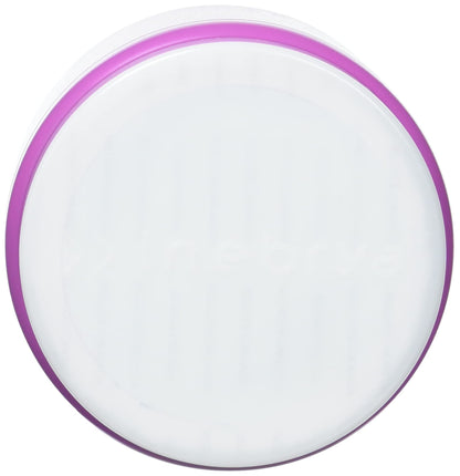 Side angle of the 1000ml Inebrya Ice Cream purple hair mask designed to neutralize brassiness in bleached hair.