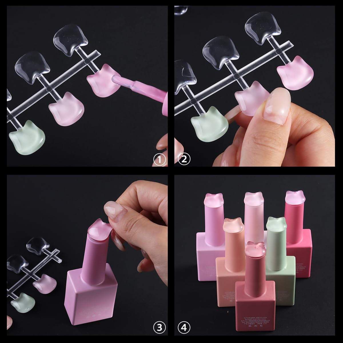 120 piece nail polish swatch dots for salon use