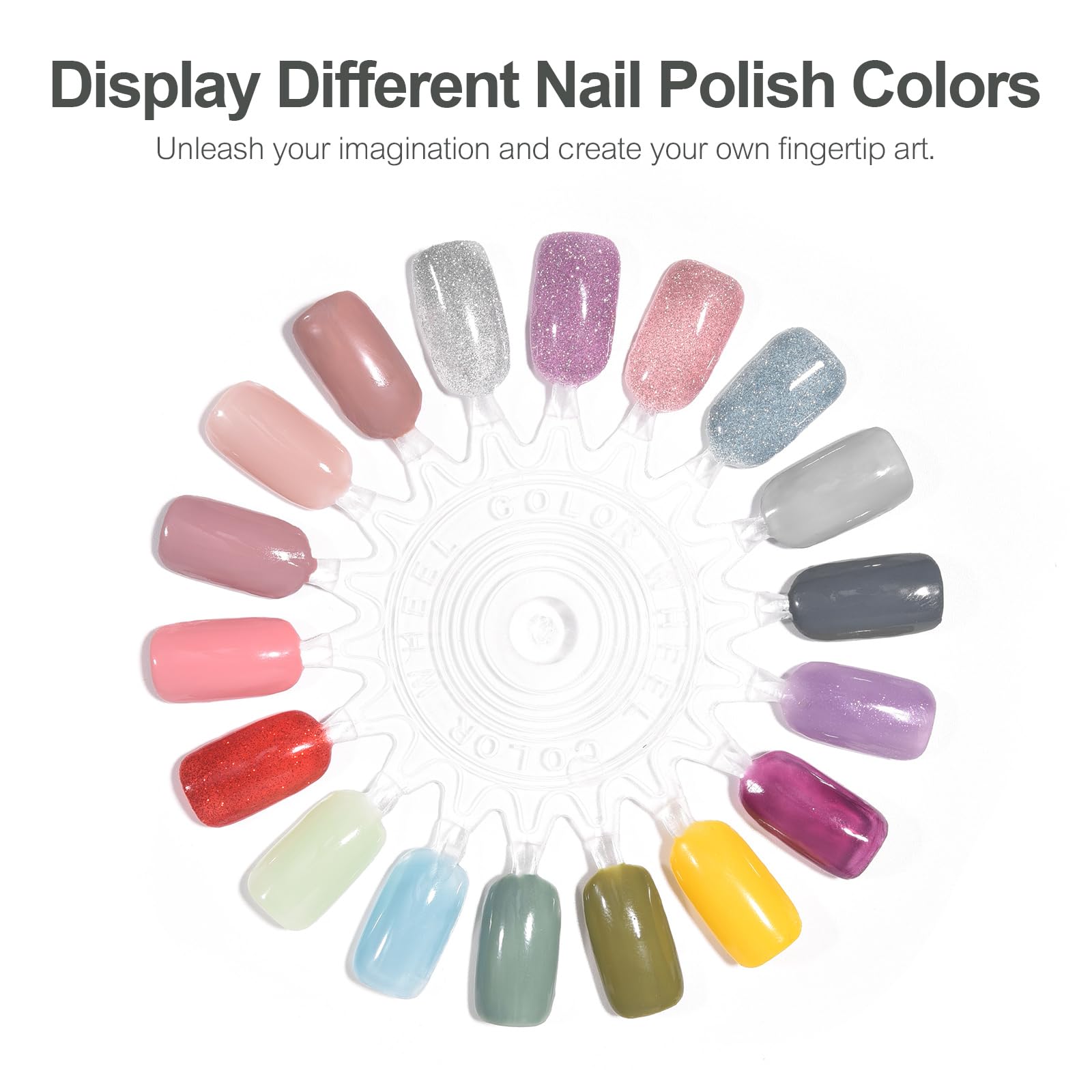 Worutuk nail display wheel for polish color testing
