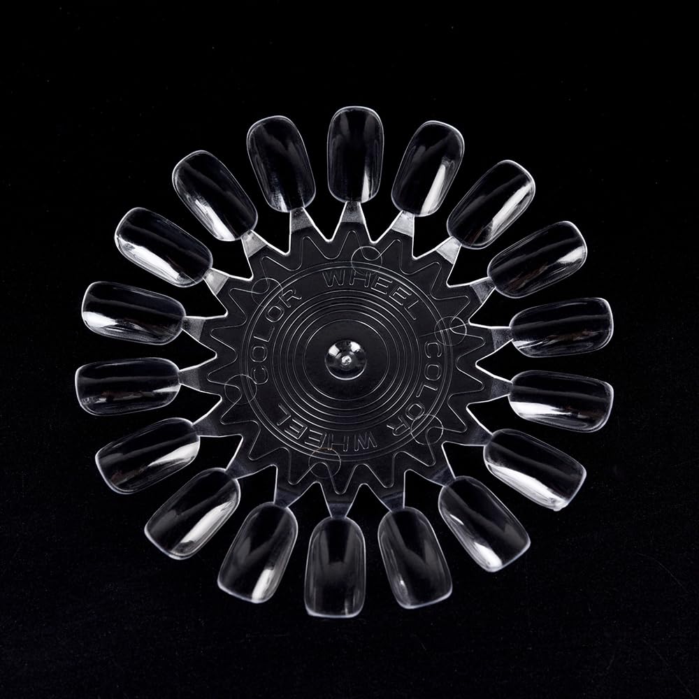 Nail polish swatch wheels for home DIY manicure