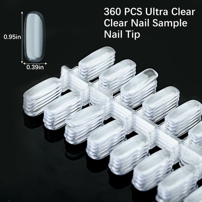 Transparent nail art practice tips for gel and acrylic