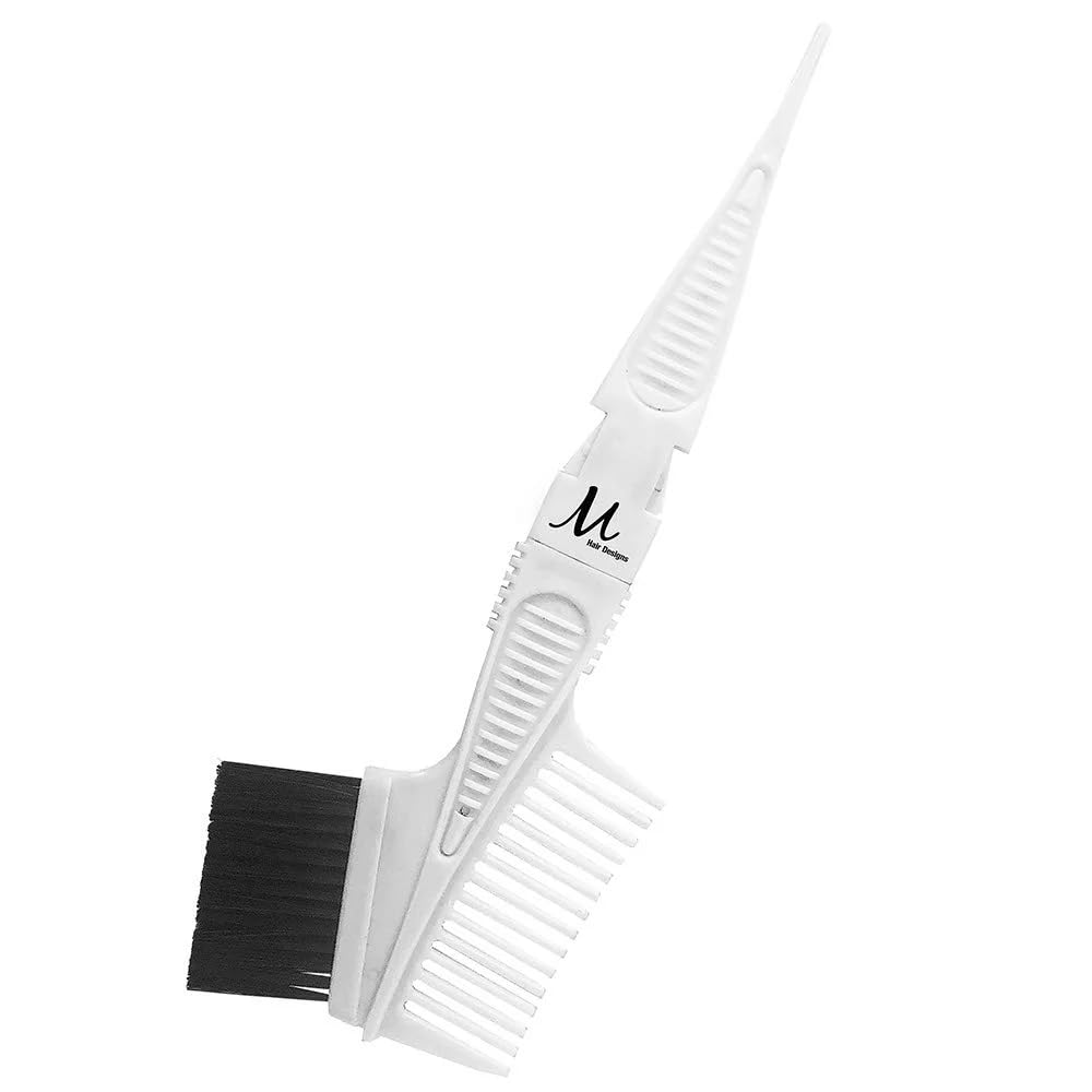 Chroma ID 9.5-1 Pastel Cendre 500 ml bottle shown alongside application brush for hair toning