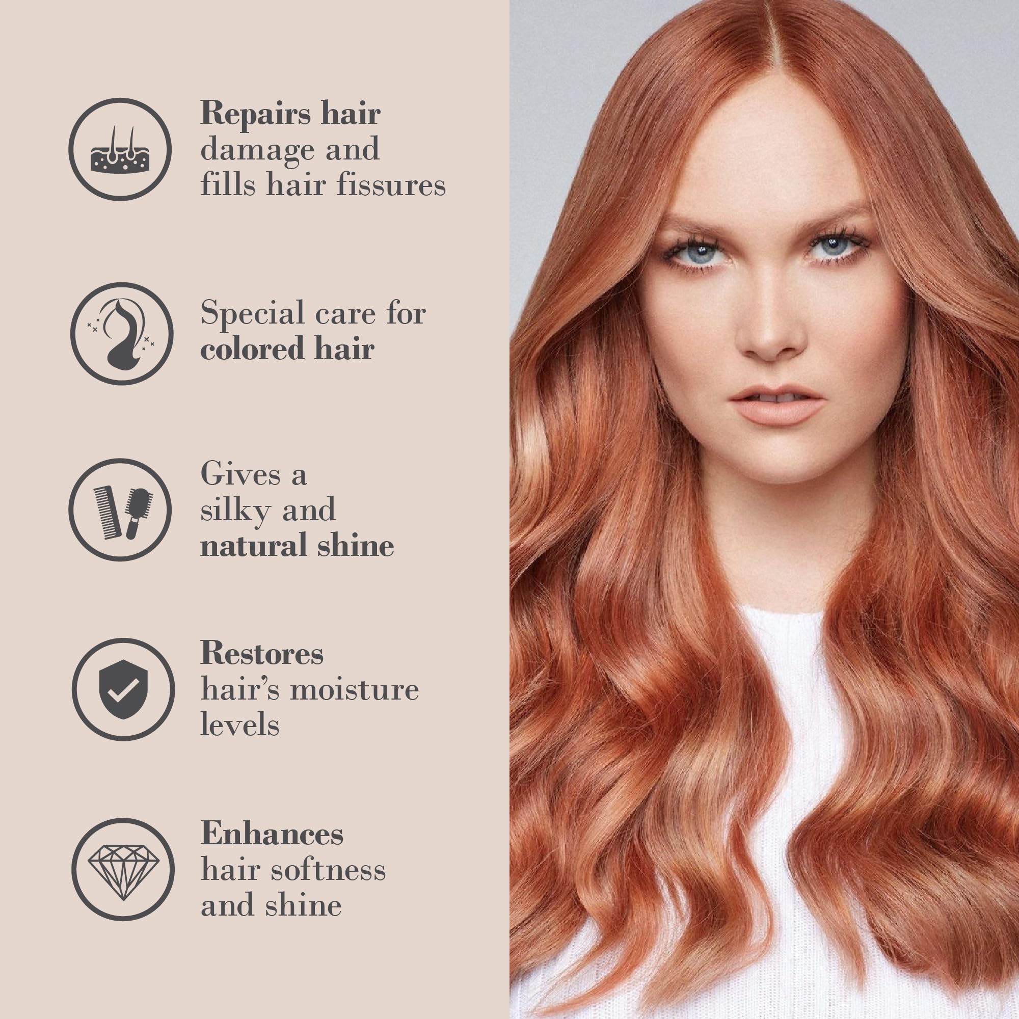 Authentic BRAÃ‰ deep hydrating mask for color treated hair