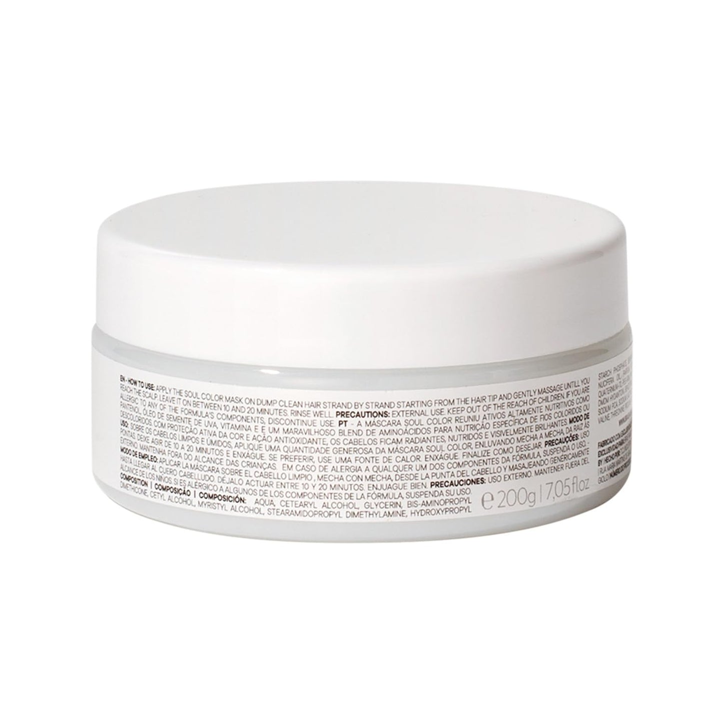 Premium BRAÃ‰ hair mask with Vitamin E and grape seed oil