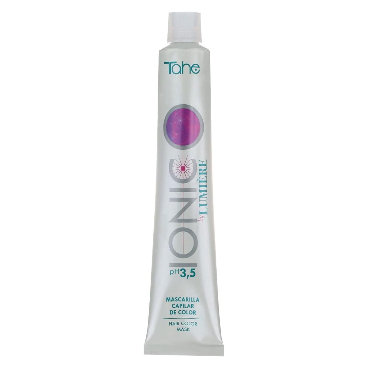 Tahe salon professional pH 3.5 acidic color mask tube showing 100ml size