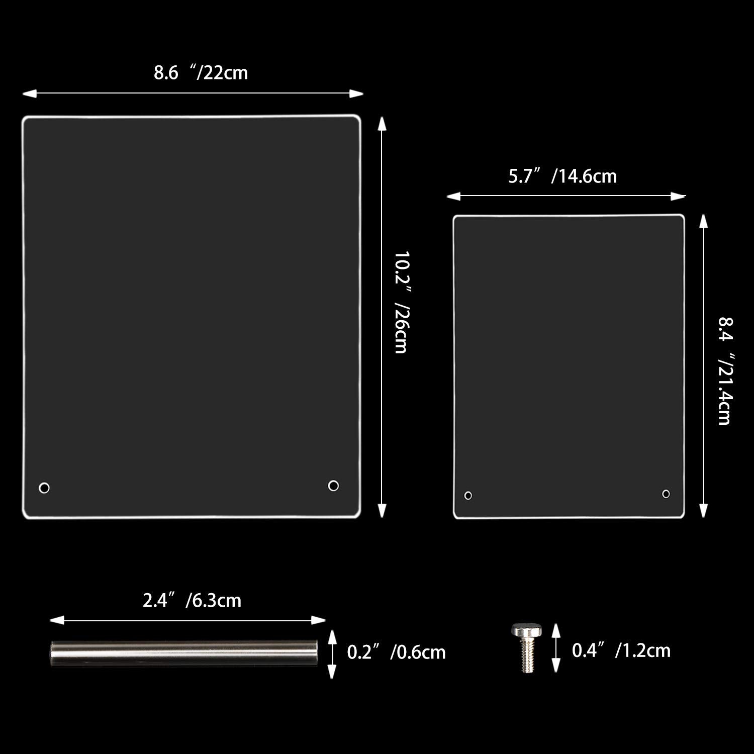Noverlife transparent display board for nail design practice