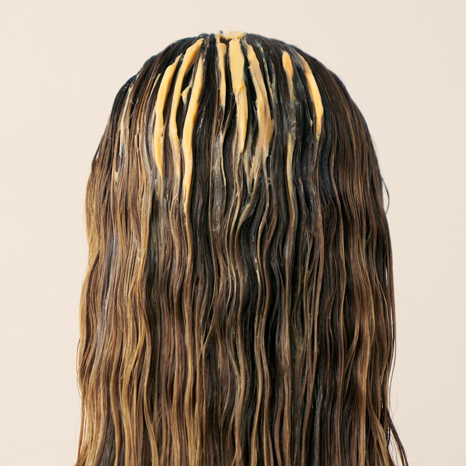 Back label of Christophe Robin Golden Blonde hair treatment showing ingredients