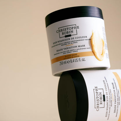 Christophe Robin natural origin ingredients hair mask container graphics