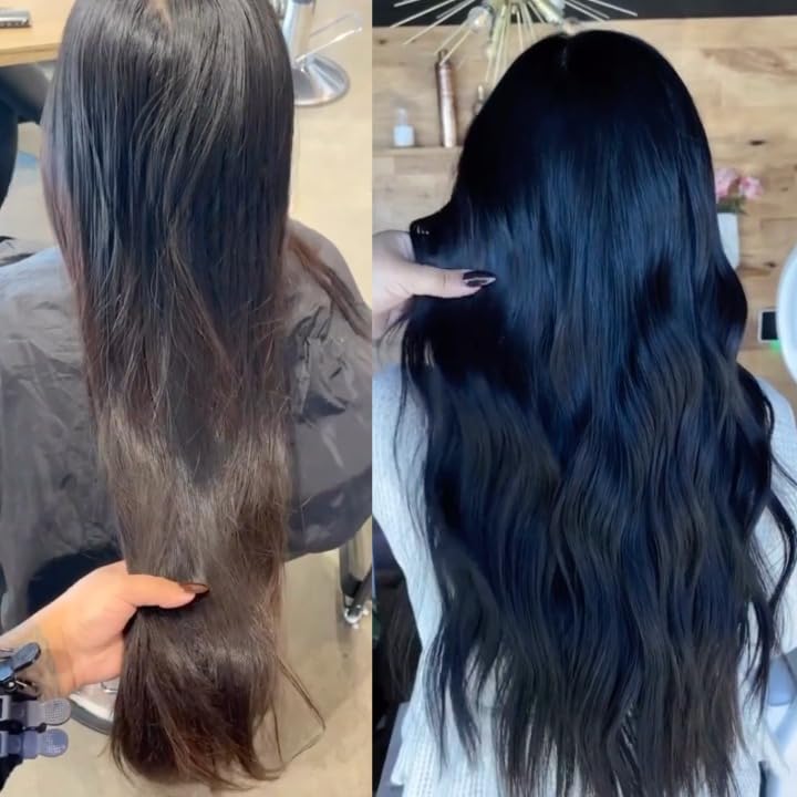 Pallure hair tamer sectioning clips included in the jet black shine kit
