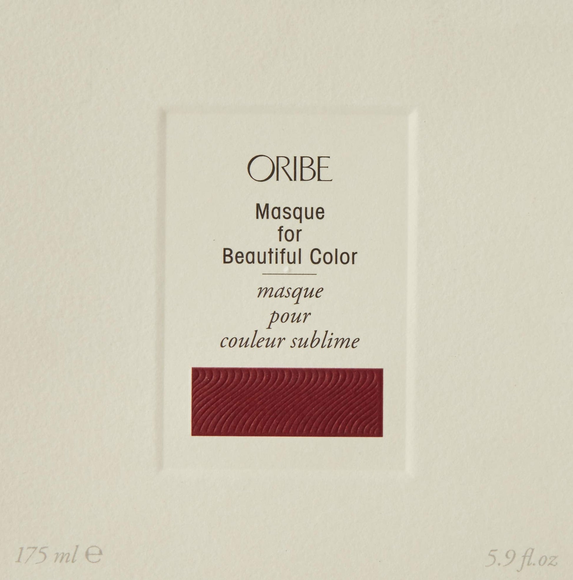 Oribe hair mask for color treated hair texture closeup