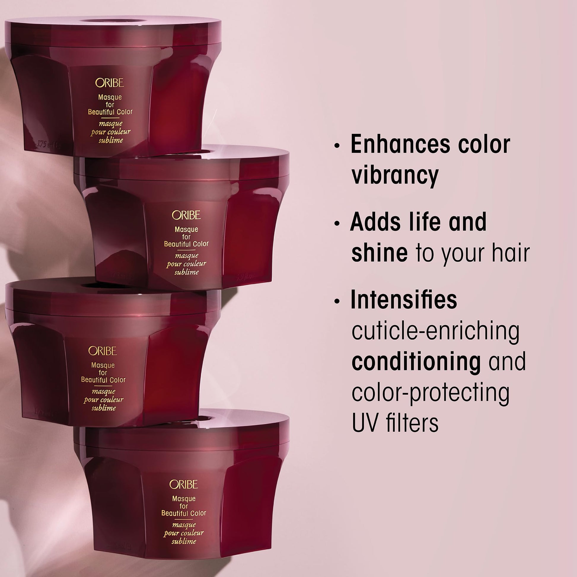Authentic USA imported Oribe hair masque back label details
