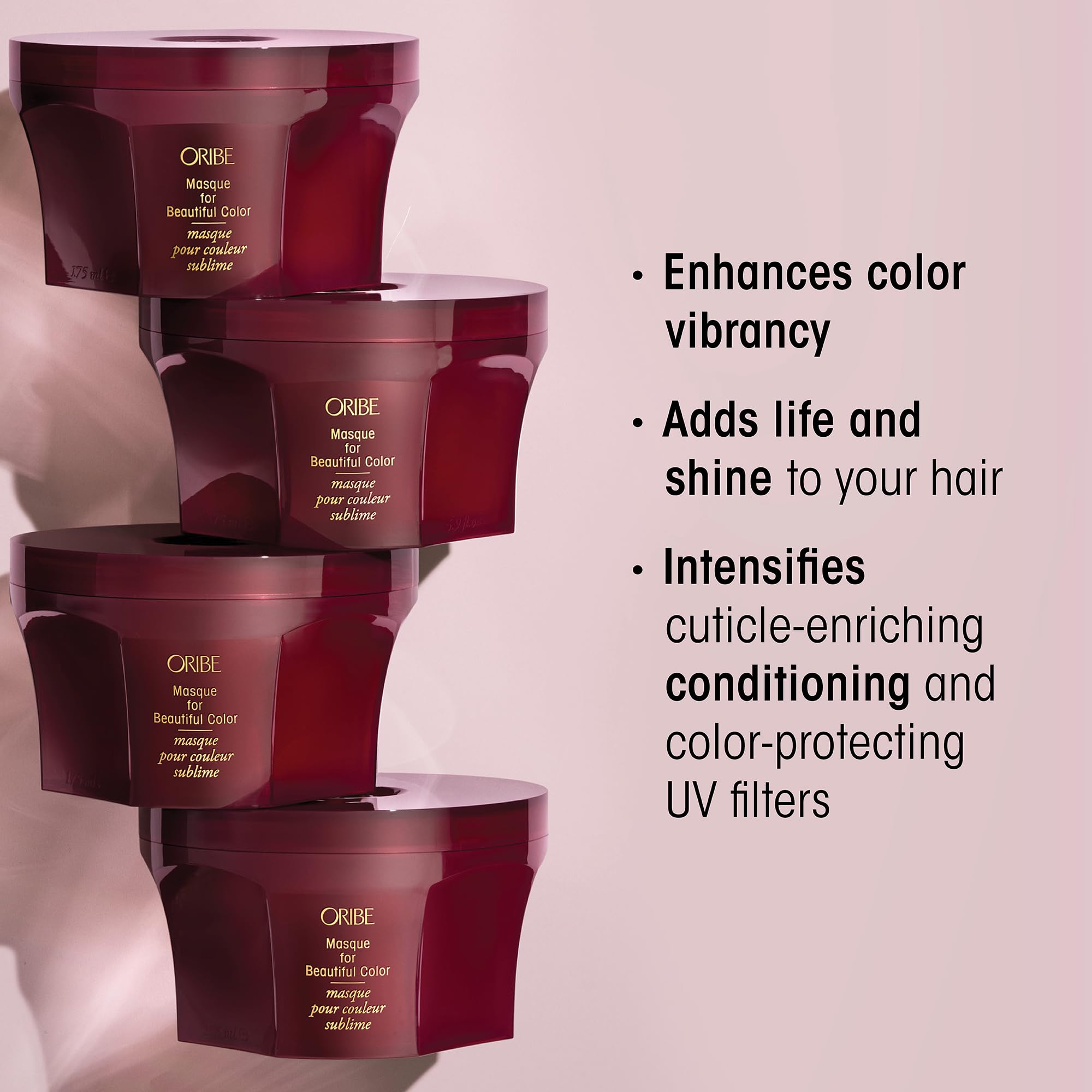 Authentic USA imported Oribe hair masque back label details