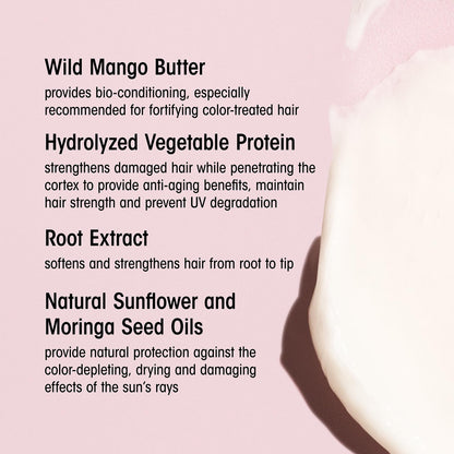 Premium color protecting hair mask packaging design