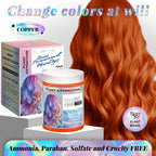 Joyful Young semi permanent hair color conditioning mask back panel with directions