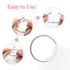Number stickers included with nail practice sticks set