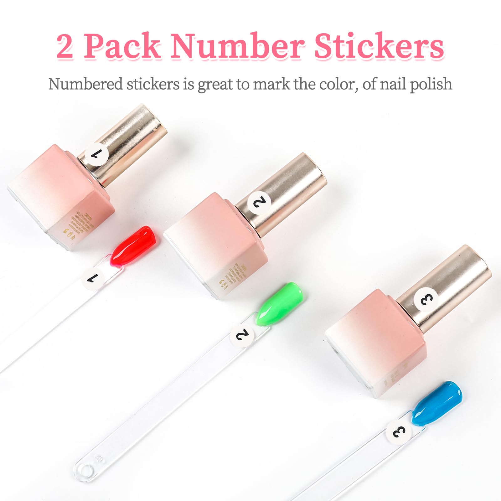 High quality acrylic nail tips for salon practice