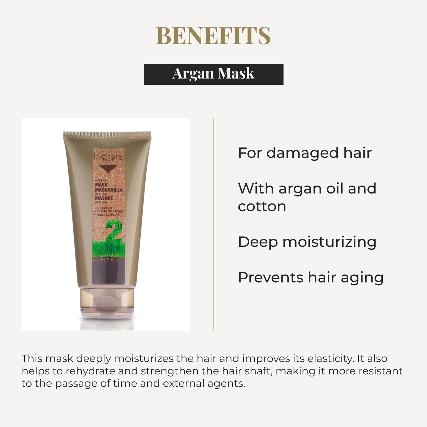 Salerm professional hair treatment for dry and damaged hair with argan oil