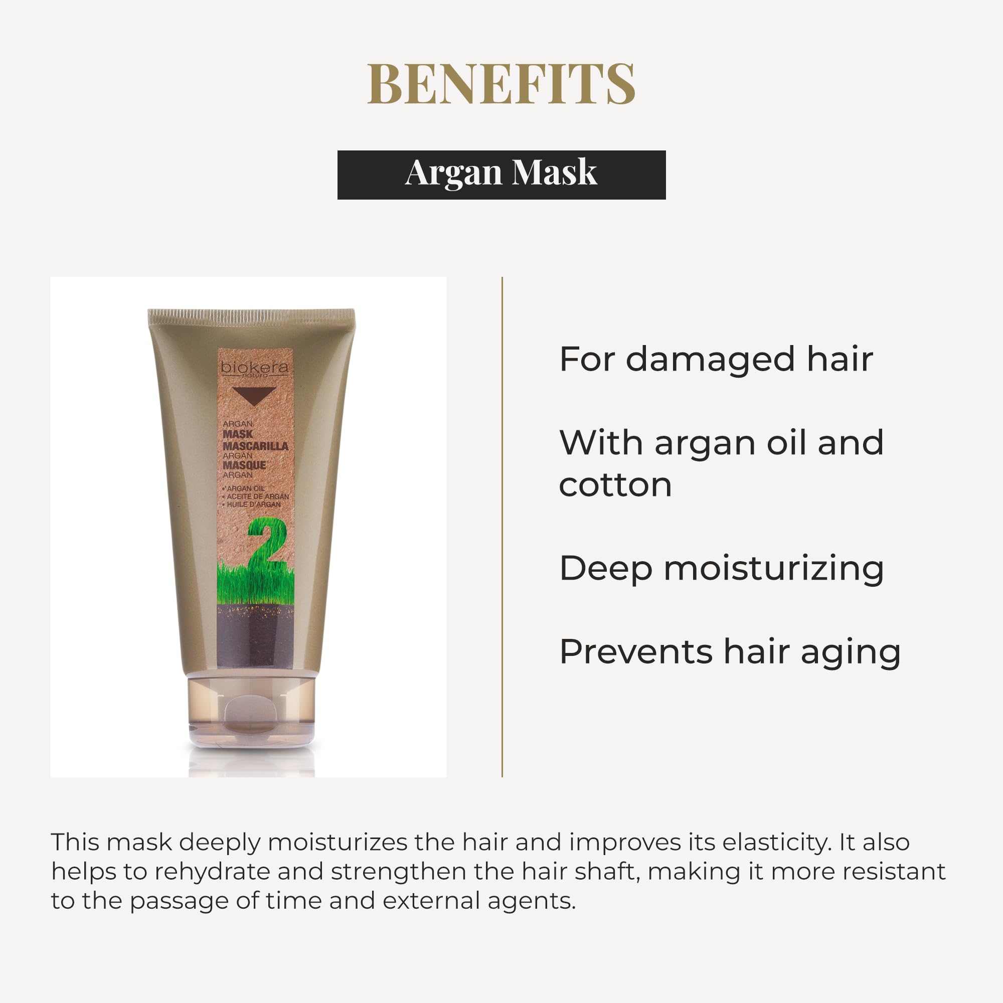 Salerm professional hair treatment for dry and damaged hair with argan oil
