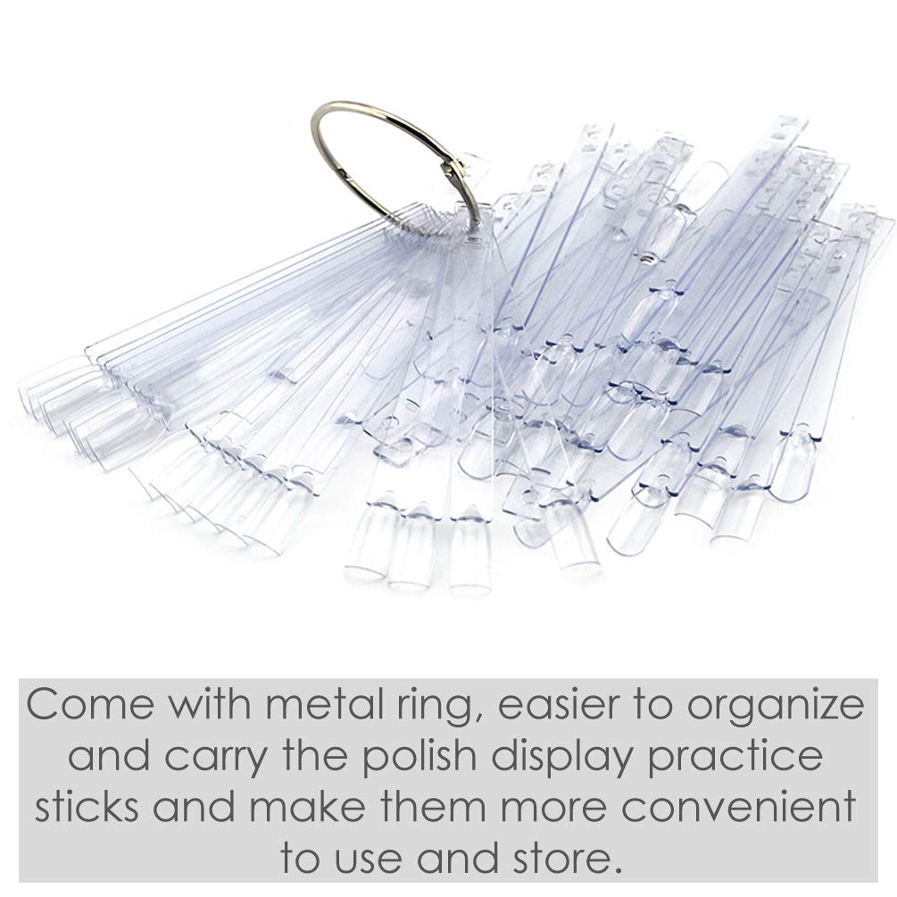 Kingmas clear acrylic nail tips for professional salon use