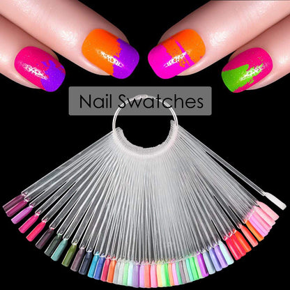 Three sets of Kingmas nail swatches totaling 150 pieces