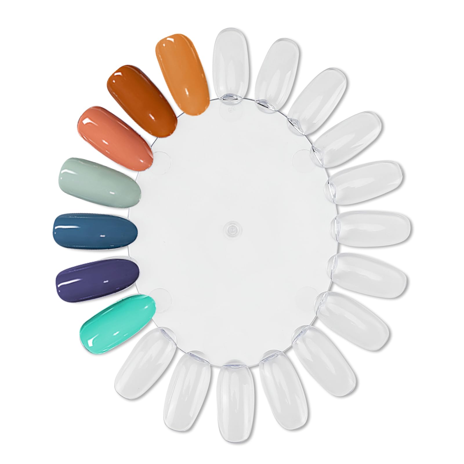 Worutuk nail polish wheels for salon color organization