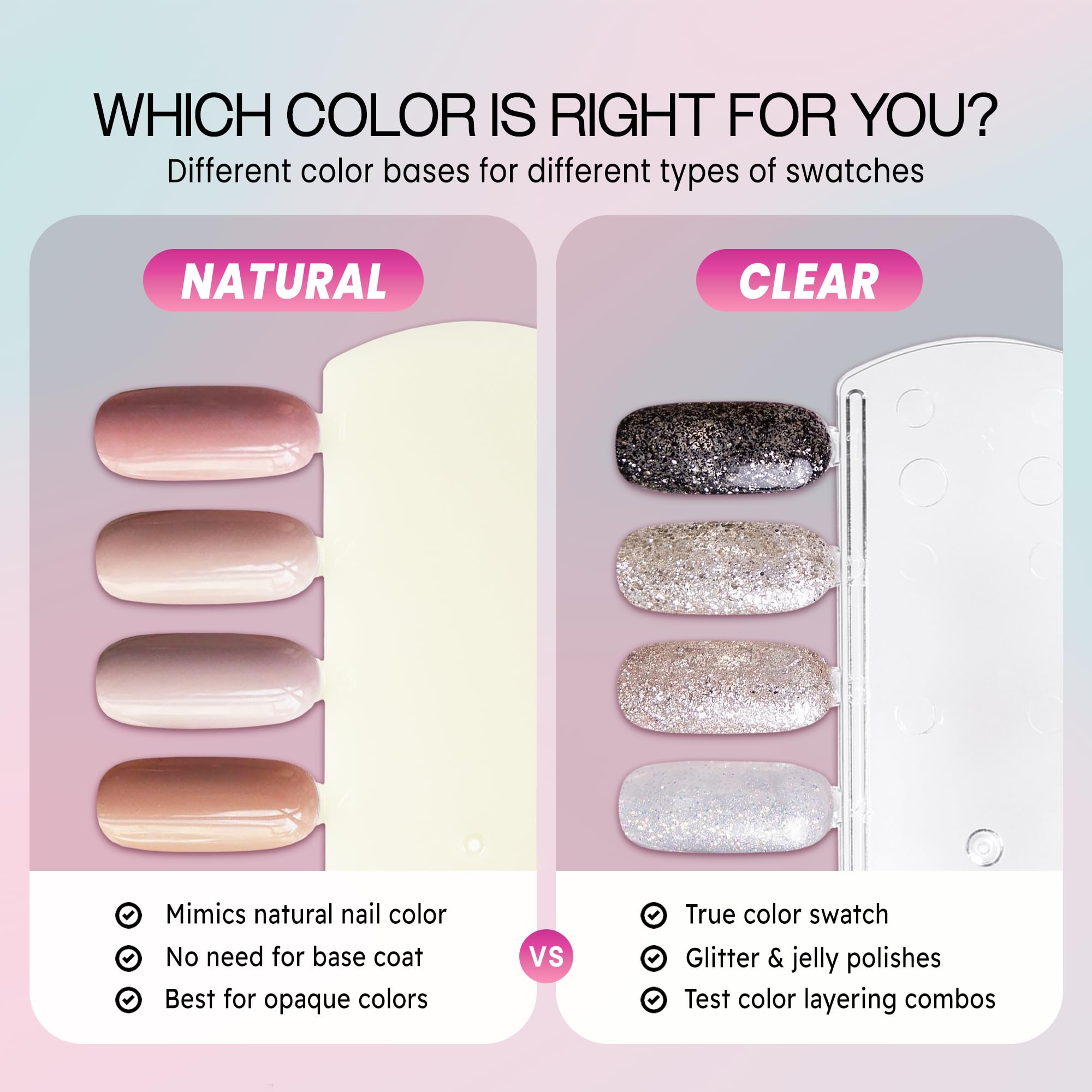 Top down view of nail art design pattern practice board