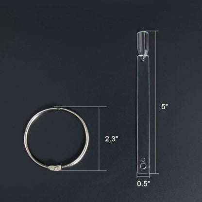 Fan shaped false nail tips for salon color display
