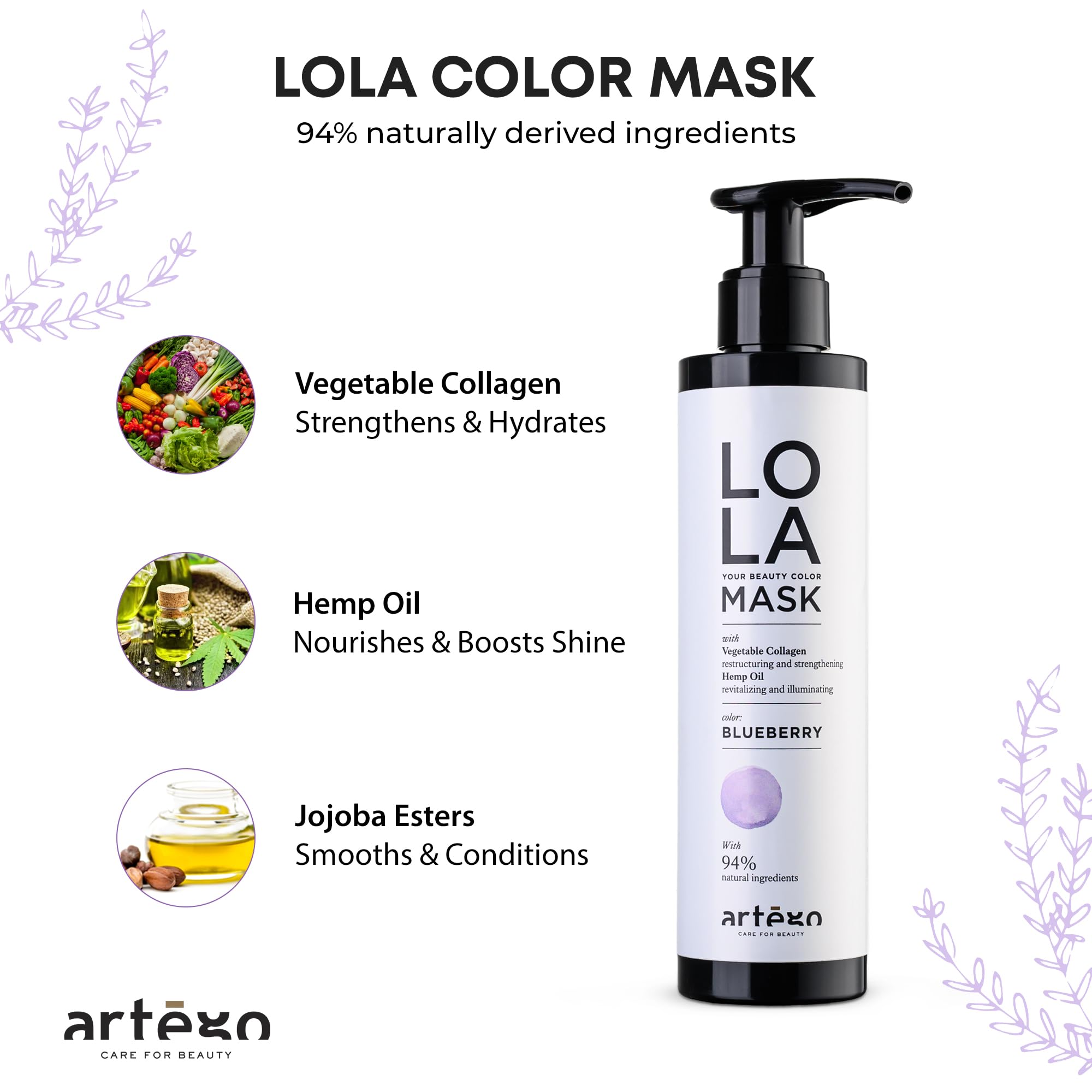 Artego Lola professional color depositing mask for blonde hair