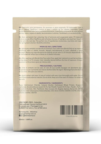 Blondz Only purple toner sachet for blonde hair