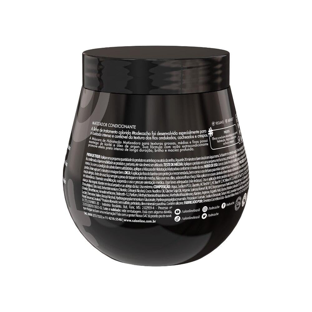 Salon Line ToDeCacho brassiness neutralizer mask texture view